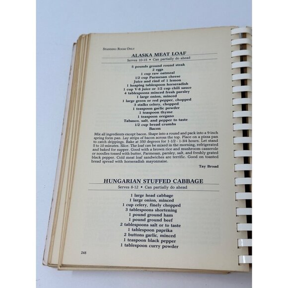 Standing Room Only Cookbook Entertaining New Stage Theatre Jackson MS VTG - Picture 7 of 12